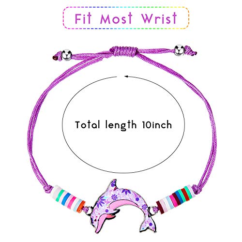 15 Pulseras de Niñas de Animal Unicornio Amistad Gato Mariposa para Premio de Fiesta Disfraz (Estilo Clásico)