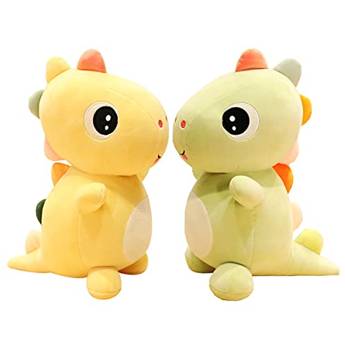 2PCS Peluche Dinosaurio,Biluer Juguete de Peluche Animal de Peluche para Niños También es Una Decoración para Los Coches Del Dormitorio Del Hogar