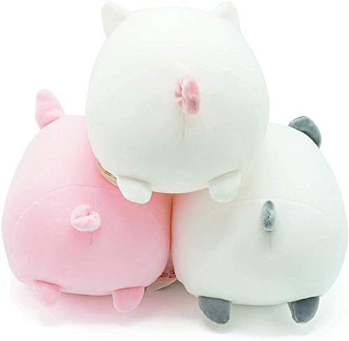 3 peluches de peluche con relleno para niños, niñas, niños, amantes de los peluches (gato/cerdo/panda)