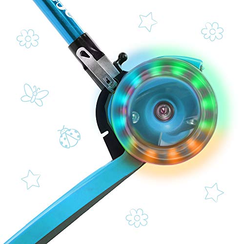 3StyleScooters® RGS-1 Patinete de Tres Ruedas para Niños Pequeños Niños de 3 Años o Más - con Luces LED en Las Ruedas - Diseño Plegable - Manillar Ajustable
