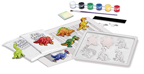4M 004M3514, Ocio Creativo, Kit de Moldeo con Dinosaurios Fosforescentes