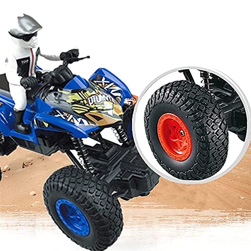ADISVOT Coche RC 4WD Bigfoot Off-Road Crawler Desert Buggy eléctrico de Alta Velocidad Fast Furious All Terrains Off-Road Car 2.4GHz Radio Control Truck para niños de 8 a 12 años de Edad Juguete