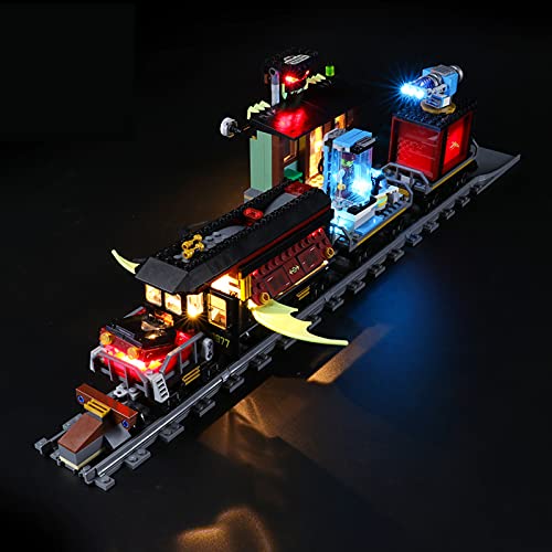 ADMLZQQ Conjunto De Luces para (Hidden Side Expreso Fantasma) Modelo De Construcción De Bloques - Kit De Luz LED Compatible para Lego 70424, NO Incluido En El Modelo