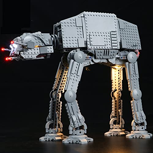 ADMLZQQ Kit De Luces LED para Lego 75288, El Kit De Luces LED De Ladrillo Compatible con Star Wars At-At Walker, No Incluye El Modelo Lego