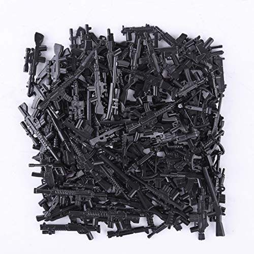 ALLESOK 90 Piezas Juguete Militar Kit Custom Armas para Minifiguras de Soldados de Policía, Compatible con Lego