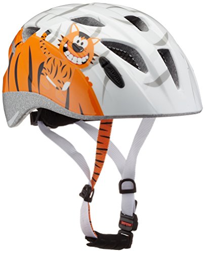 ALPINA XIMO Casco de Ciclismo, Unisex-Youth, White Little Tiger, 49-54