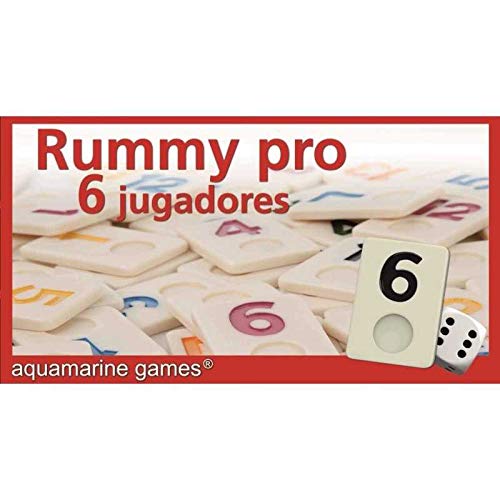 Aquamarine Games - Rummy, 6 jugadores (DO001) , color/modelo surtido
