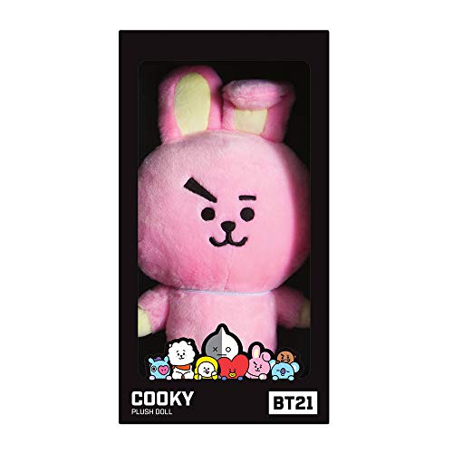 Aurora BT21 - Juguete de Peluche Oficial (tamaño Mediano), Color Rosa, 61318