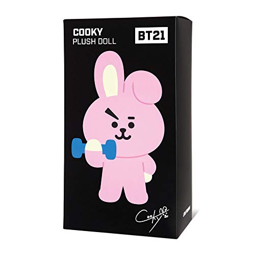 Aurora BT21 - Juguete de Peluche Oficial (tamaño Mediano), Color Rosa, 61318
