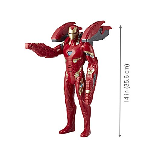 Avengers: Infinity War – Iron Man Mission Tech Titan Hero con Accesorio (Personaje, Figuras Action), E0560103