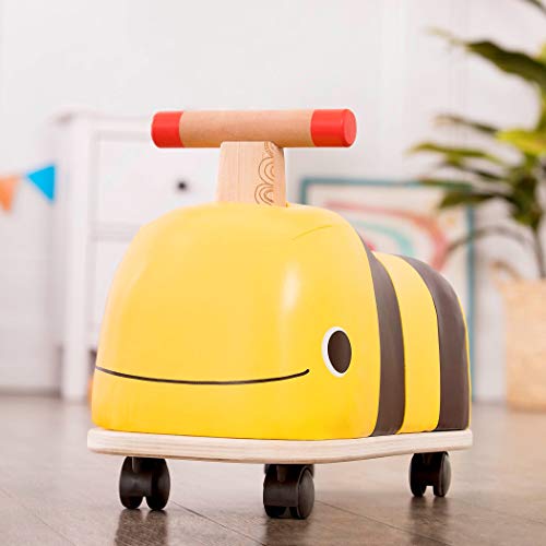 B. BABY- B. Boom Buggy Correpasillos Madera Abeja Juguetes fosforescentes (BX1779Z)