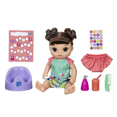 Baby Alive - Aprendo a Hacer Pipi Morena (Hasbro E0610SC1)