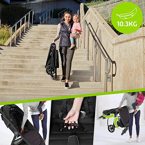 BABY JOGGER City Mini Gt2 Slate- Cochecito Todo Terreno De 3 Ruedas. Color gris