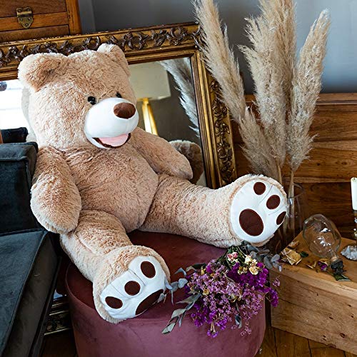 Banabear Osos Gigantes de Peluche 100 cm! Enorme Oso de Pelo Muy Suave, cumpleaños, Navidad, Regalo, Juguete