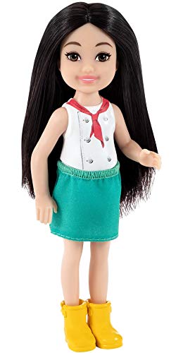 Barbie Chelsea Chef de pizzas Muñeca morena con cocina de juguete y accesorios, para niñas y niños +3 años (Mattel GTN63)