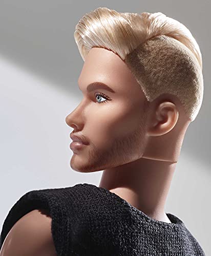 Barbie Ken Movimiento sin límites Muñeco pelo rubio con accesorios de moda de juguete (Mattel GTD90)