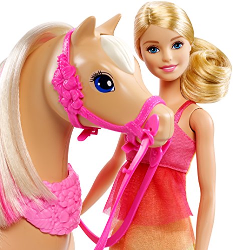 Barbie - Muñeca Fashion y su Caballo bailarín (Mattel DMC30)