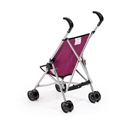 Bayer Design- Buggy para muñecas, plegable, con cintura, Color rosa con unicornio (30537AA)