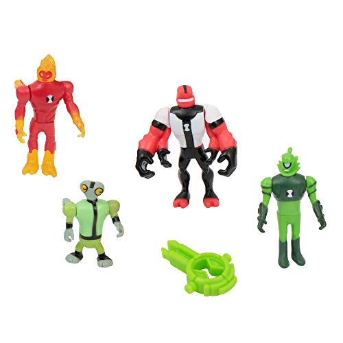BEN 10 -  Alien Creation Chamber Laboratorio Crea Aliens con 4 Figuras (Giochi Preziosi BEN25000)
