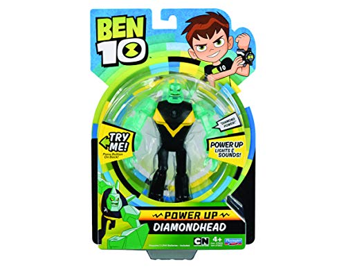 Ben 10 Deluxe Power Up cifras – Diamond Head , Modelos/colores Surtidos, 1 Unidad