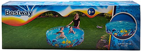 Bestway 55030 - Piscina Infantil Fill N' Fun 183 cm Animales Marinos
