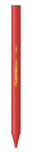 BIC Kids Ceras de Colores para Niños, Óptimo para material escolar,Plastidecor, Colores Vivos Surtidos, Material Escolar, 24 Ceras
