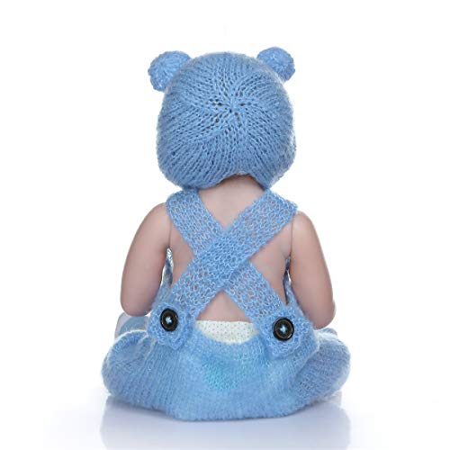 Binxing Toys 20 Pulgadas Realista bebé Reborn niño Impermeable muñeca Reborn Cuerpo Completo Silicona Seguridad Probada
