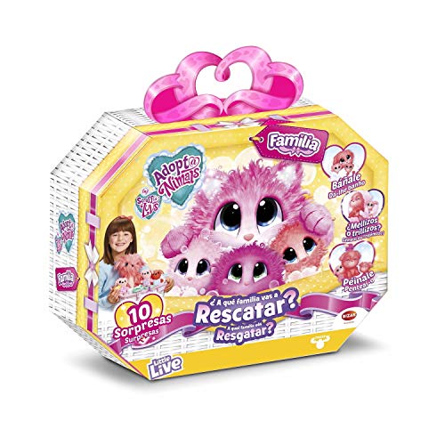Bizak Adoptanimals Familia Adoptanimals Mascota de Peluche Modelos Surtidos (63040637