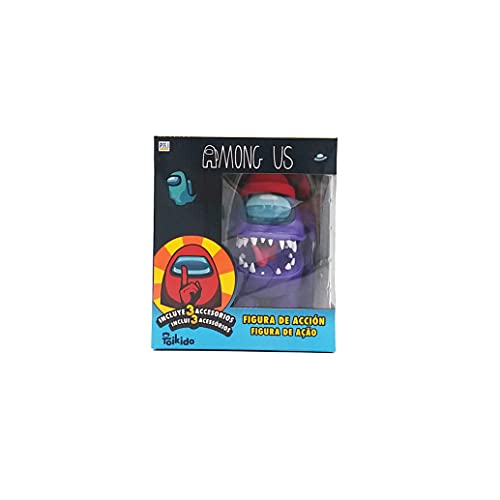 Bizak Among Us - Figura de Acción Pack de 1 en Caja Morado (64116010)