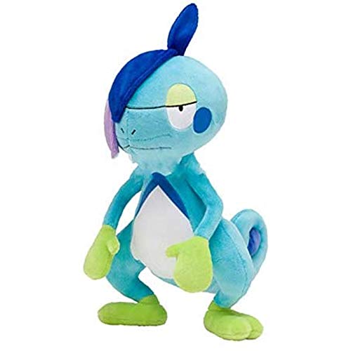 Bjhneq Pequeño Juguete de Felpa de llovizna, Escudo de Espada, Juguete de Peluche, Imagen de Poke Lindo, Regalo de niña de 32 cm