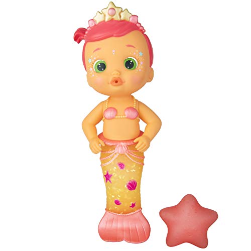 Bloopies Sirenas Luna Muñeca sirena que lanza Agua y hace Burbujas, Juguete de baño para +18 meses