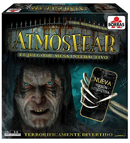 Borras Atmosfear Juego de mesa familiar de habilidad, estrategia y suspense, versión interactiva con App exclusiva, a partir de 12 años (18354)