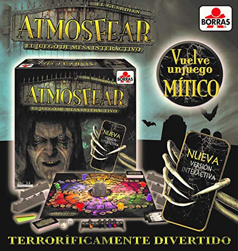Borras Atmosfear Juego de mesa familiar de habilidad, estrategia y suspense, versión interactiva con App exclusiva, a partir de 12 años (18354)