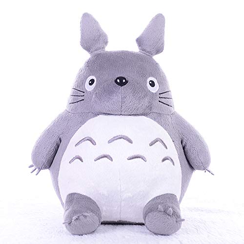 Boufery Totoro Peluches Suave, Cojín de Almohada de Dibujos Animados de Animales de Peluche, Lindo Gato Gordo Chinchillas Niños Cumpleaños Navidad