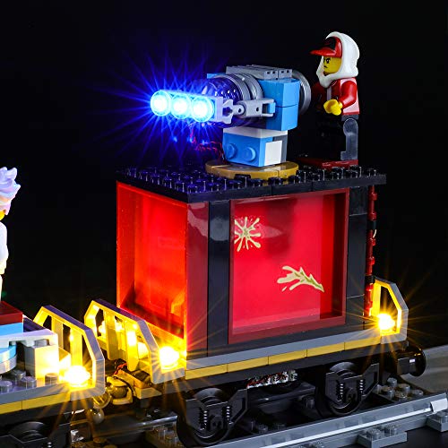 BRIKSMAX Kit de Iluminación Led para Lego Hidden Side Expreso Fantasma,Compatible con Ladrillos de Construcción Lego Modelo 70424, Juego de Legos no Incluido