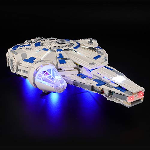 BRIKSMAX Kit de Iluminación Led para Lego Star Wars Halcón Milenario del Corredor De Kessel, Compatible con Ladrillos de Construcción Lego Modelo 75212, Juego de Legos no Incluido