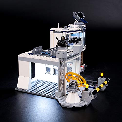 BRIKSMAX Kit de Iluminación Led para Lego Super Heroes Batalla en el Complejo de los Vengadores, Compatible con Ladrillos de Construcción Lego Modelo 76131, Juego de Legos no Incluido