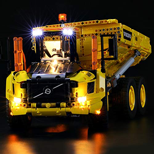 BRIKSMAX Kit de Iluminación Led para Lego Technic Dúmper Articulado Volvo 6x6,Compatible con Ladrillos de Construcción Lego Modelo 42114, Juego de Legos no Incluido