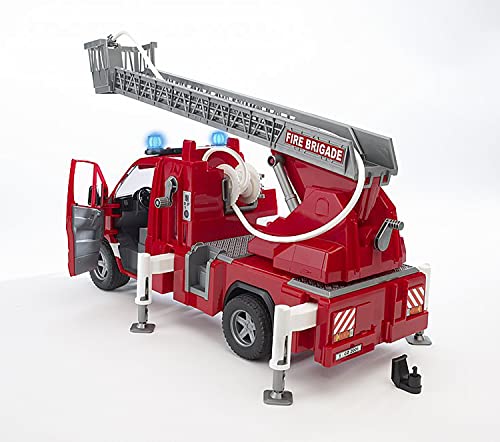 Bruder Mercedes Benz - Camión de bomberos con luces, multicolor (Bruder 02532)