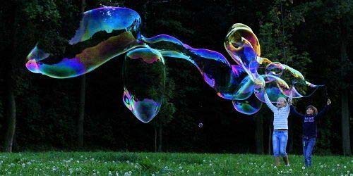 Bubbles World Botella de 5 litro, líquido de jabón para Hacer pompas, Megaburbujas, Gigante Burbujas