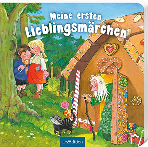 Buchspielbox Mi primer cuentos favoritos (libro de cartón) + pegatinas de animales, libro infantil a partir de 2 años.