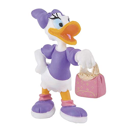 Bullyland 15084 – Juego de Figuras de Juguete, Walt Disney Mickey Mouse, Donald y Daisy, Figuras pintadas a Mano, sin PVC, Regalo Ideal para niños y niñas para Jugar de fantasía