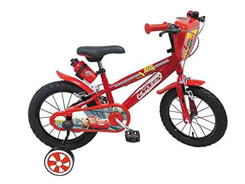 CARS Bicicleta 16 Pulgadas de 5 a 8 años (25115), Multicolor (Mondo