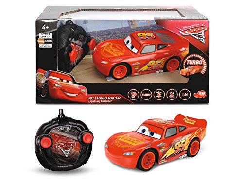 Cars Rayo Mcqueen Voiture RC MC Queen Echelle 1/24 (Simba 3084003)