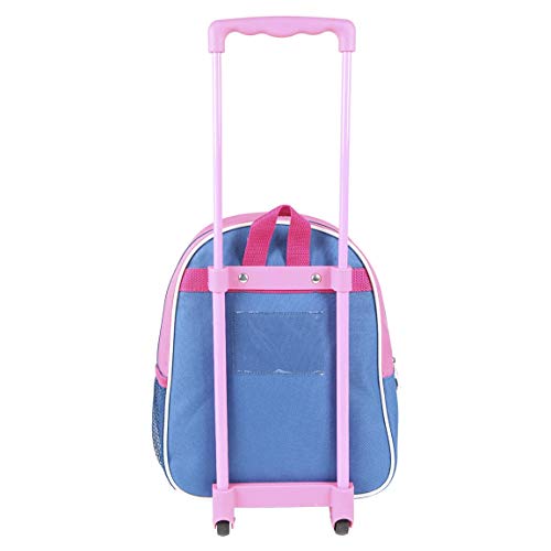Cerdá, Mochila con Ruedas Infantil 3D de Spiderman con Lentejuelas-Licencia Oficial Disney Studios Unisex niños, Multicolor, 260X310X100MM