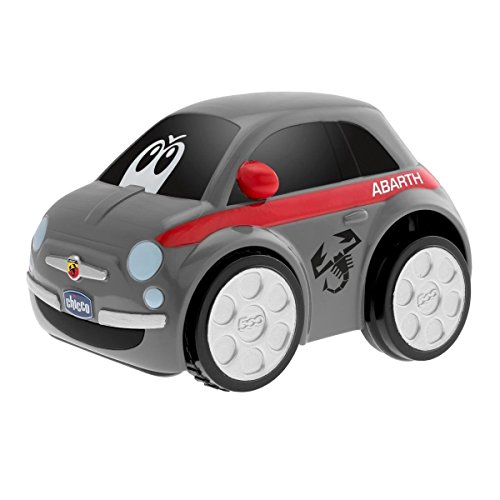 Chicco Fiat 500 Turbo Touch, alcanza hasta los 10 Metros, Color Gris