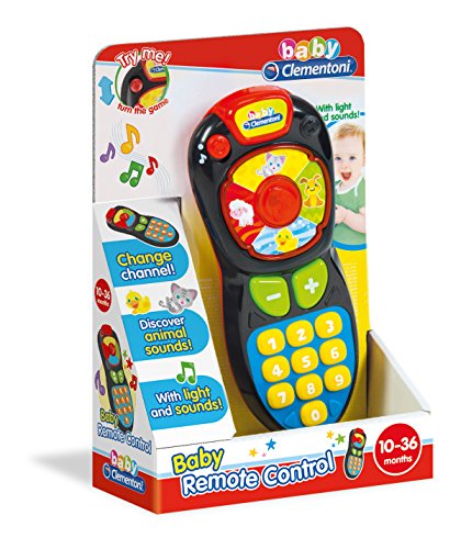 Clementoni-17180 - Control Remoto TV - juguetes bebé con sonido a partir de 10 meses