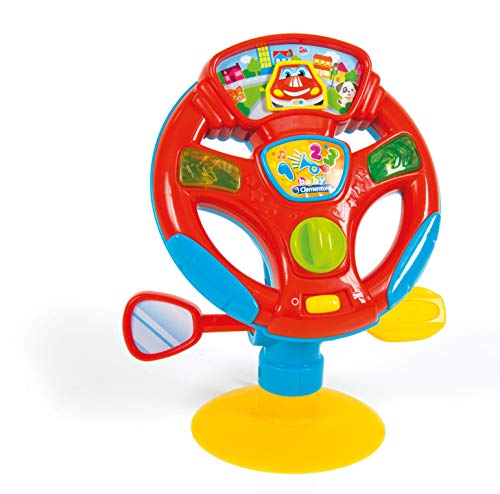 Clementoni-17241 - Volante de Actividades - juguetes bebé con sonido a partir de 10 meses