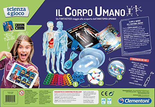 Clementoni 19027 Físicos y Juegos El Cuerpo Humano Medium Multicolor