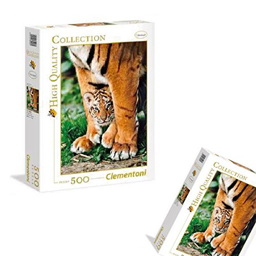 Clementoni 35046 puzzle Puzzle - Rompecabezas (Puzzle rompecabezas, Fauna, Adultos, Tigre, Hombre/Mujer, 14 año(s)) , color/modelo surtido